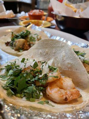Grilled Shrimp Tacos and tilapia tacos