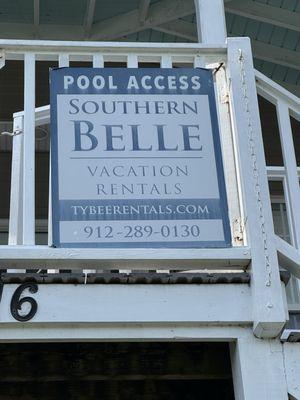 Advertising pool access but pool is miles away!