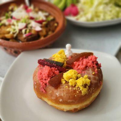 Rosca de reyes donuts