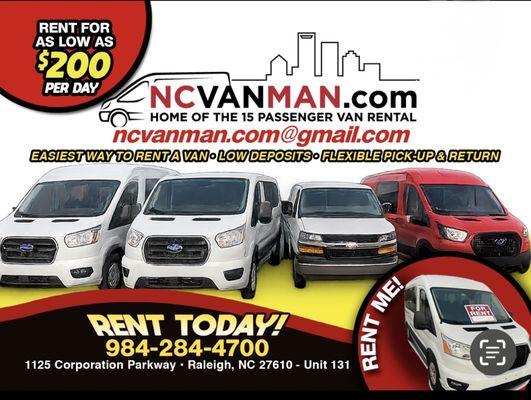 Nc Van Man Rental