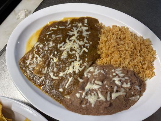 enchilada plate