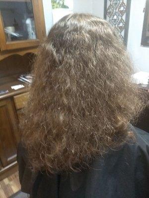 Before smoothing treatment