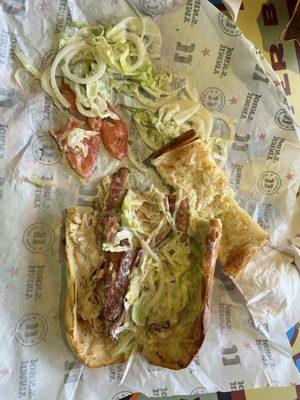 Chicken Bacon Ranch 8" sub