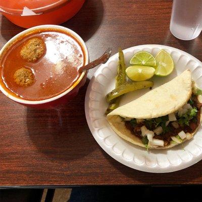 Albondigas & Taco