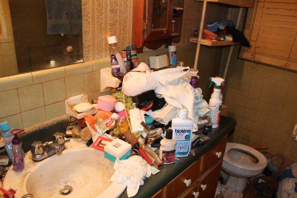 Bath before we started