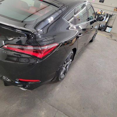2023 Acura Integra A line paint corrected and graphene coated