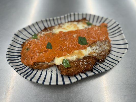 Chicken parm and Vodka sauce