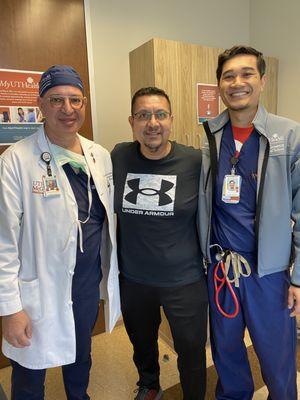 Dr. Bob, my husband, and Lundy-PA