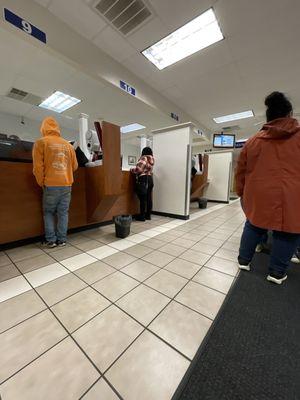 DMV waiting area