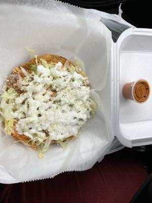 Chicken tostada