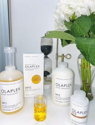 I offer Olaplex treatments! Let your hair become healthier by adding this to your color/balayage or just as a stand alone treatment!
