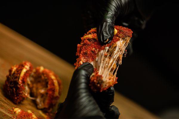 Hot Cheetos Birria Balls