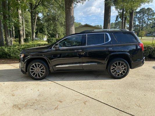 Our 2023 GMC ACADIA DENALI purchased through DESIREE MINOR at DAVID WESTCOTT Dealership in Burlington, NC
