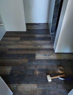 This is in the primary bath.