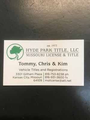 Missouri License & Title
