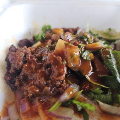 3-15-25. Close-up of the Al Pastor Taco