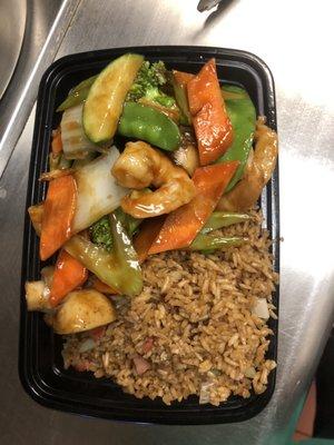 Shrimp Shrimp w. Mixed Vegetables