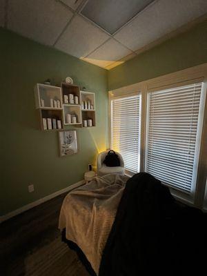 The cutest little spa suite room!