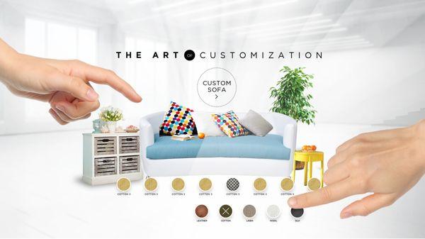 customize sofa