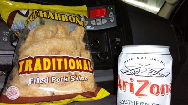 Baken-Ets and Arizona Southern Sweet tea! The dinner of champions.