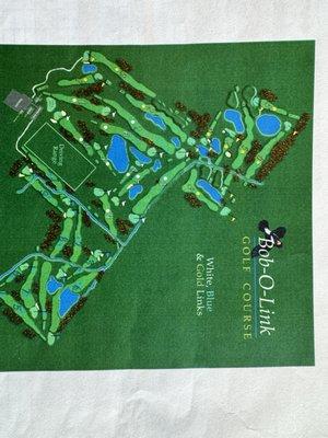 Map of the new course layout for 2025 (end of 2024).