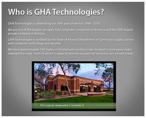 GHA Technologies