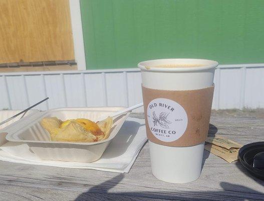 Fantastic craft coffee and great homemade snacks.