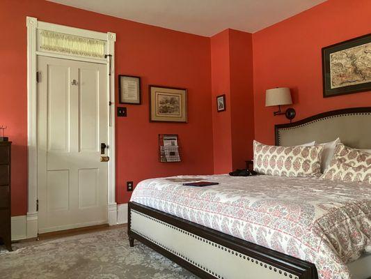 The KING bed in our suite