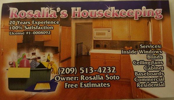 Rosalia's Housekeeping