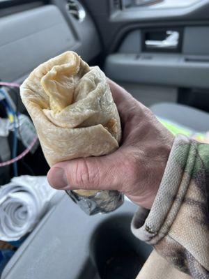 People in front of me paid for my burrito. What a great day.