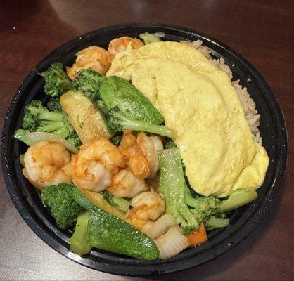 Teppanyaki Bowl with Shrimp