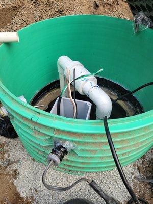 Installing a pump chamber riser on a older pump tank