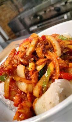 Vianda y Bacalao
Root vegetables & cod salad