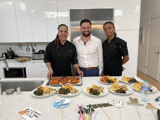 Yummy American comfort dinner