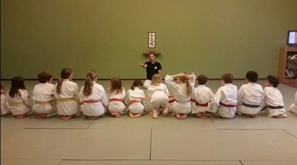 Calderon Sensei and the kids