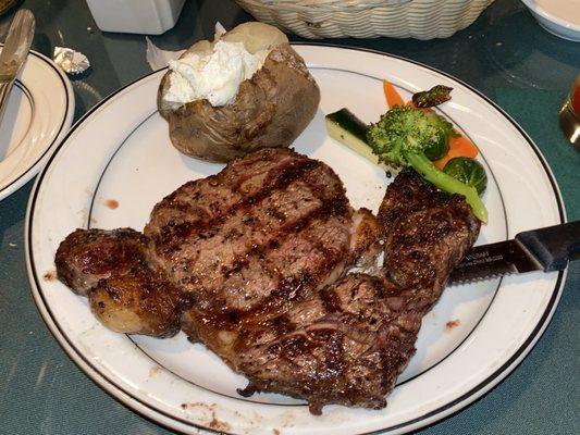 Rib eye steak