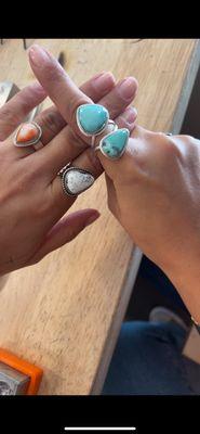 Rings we made!