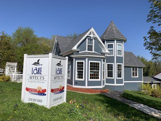 Look for the Lake Affects Store and you'll be sure to find Lake Dog Deli and Coffee.