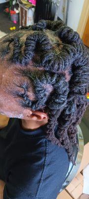 Dread, retwist and style