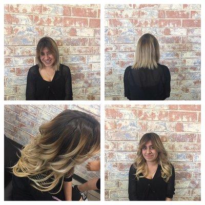 Top 2 before, bottom 2 after extensions :)