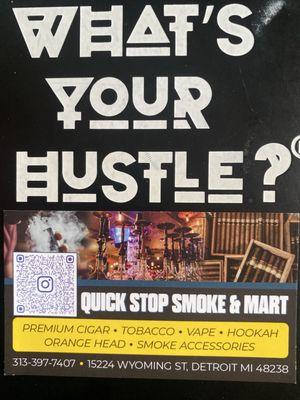 Phone number, QR code, address