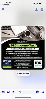 Dlc Income Tax & Financial Services