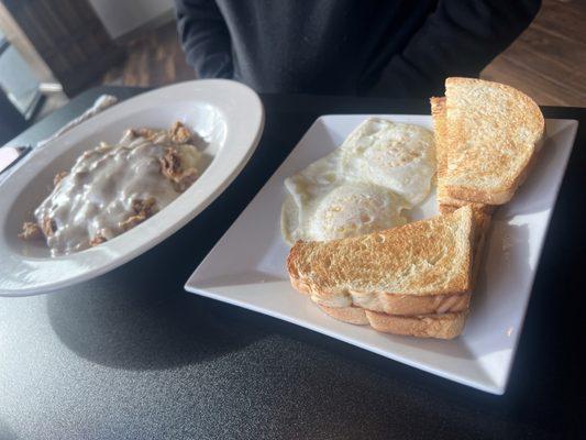 Chicken fried steak bowl