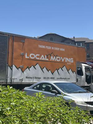 Moving truck from Local Moving