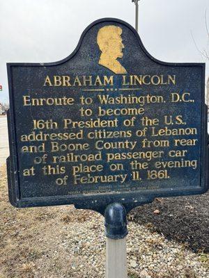 Abraham Lincoln Historical Marker