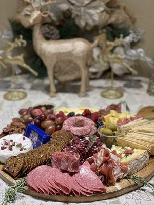 Rose Boards Charcuterie Cart