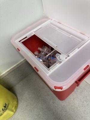 Open instead of closed.