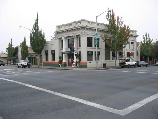 painting front of bank down town sebastopol ca