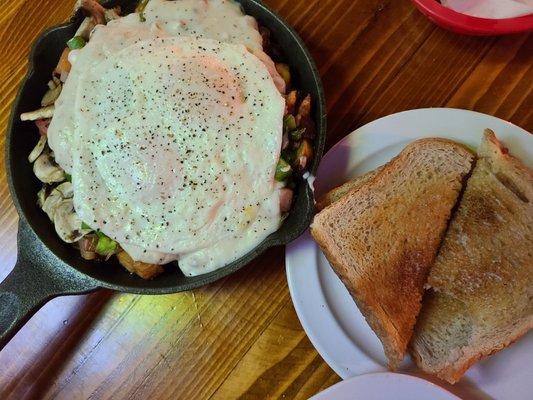 The Ultimate Skillet... mmmmm... so good! I love this place!