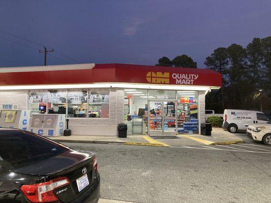 The quality mart gas station shop